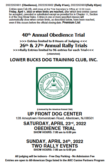 SNJGSDC obedience trial October 31, 2021
