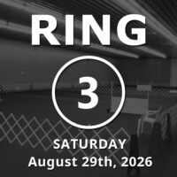 Ring 3: Novice / Stays / Open August 25th, 2026