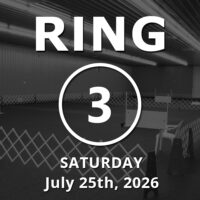 Ring 3: Novice / Stays / Open July 25th, 2026