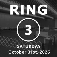 Ring 3: Novice / Stays / Open October 31st, 2026